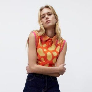 Zara Collared Sweater Vest - Very Harry Styles!